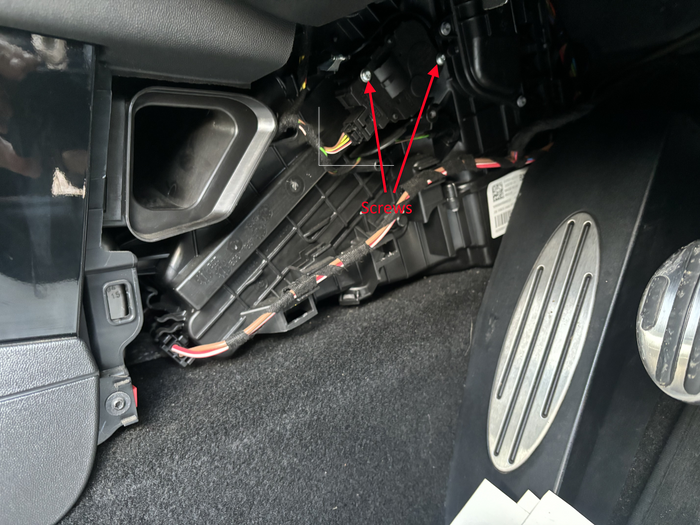 Remove trim and actuator